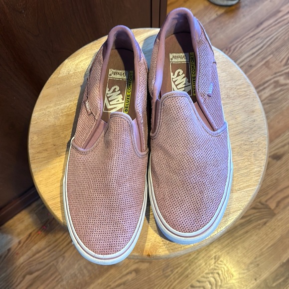 Vans Shoes - Van’s Suede Mauve slip ons